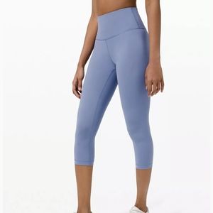 NWT Lululemon Wunder Train HR Crop 21" Sz 6